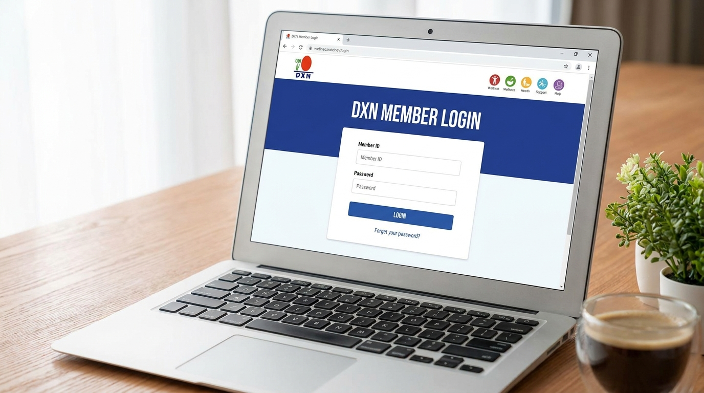 تسجيل دخول dxn — بوابة أعضاء DXN على الكمبيوتر المحمول
